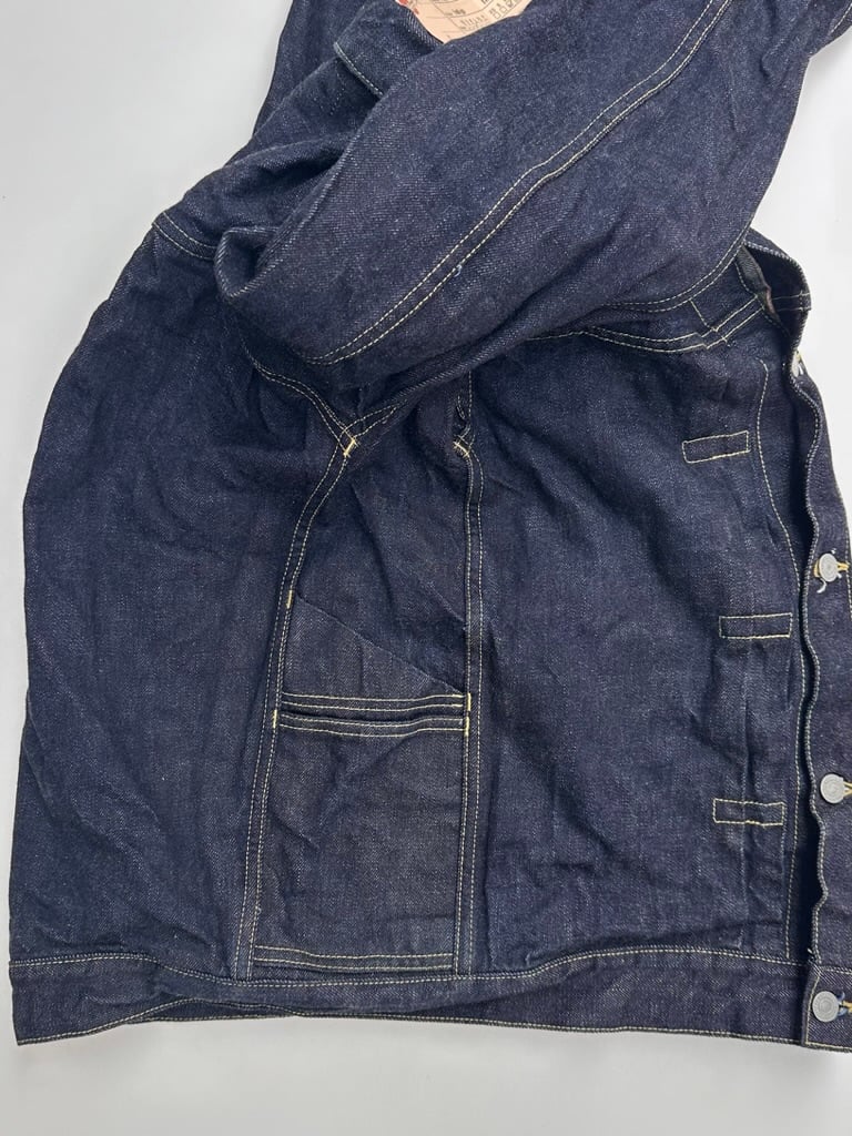 SASSAFRAS / GARDENER JACKET (14oz DENIM) | weaver