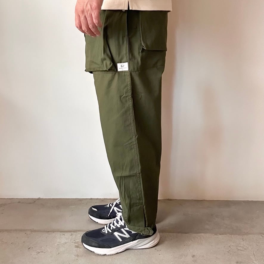SASSAFRAS / DIGS CREW PANTS 4/5 (OLIVE) | weaver SASSAFRAS / DIGS CREW PANTS 4/5 (OLIVE) | weaver