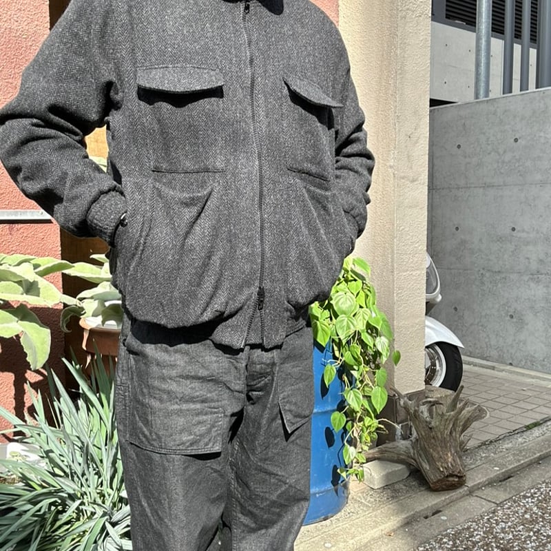 SASSAFRAS / D/C ARMOR JACKET HEAVY (CHARCOAL)