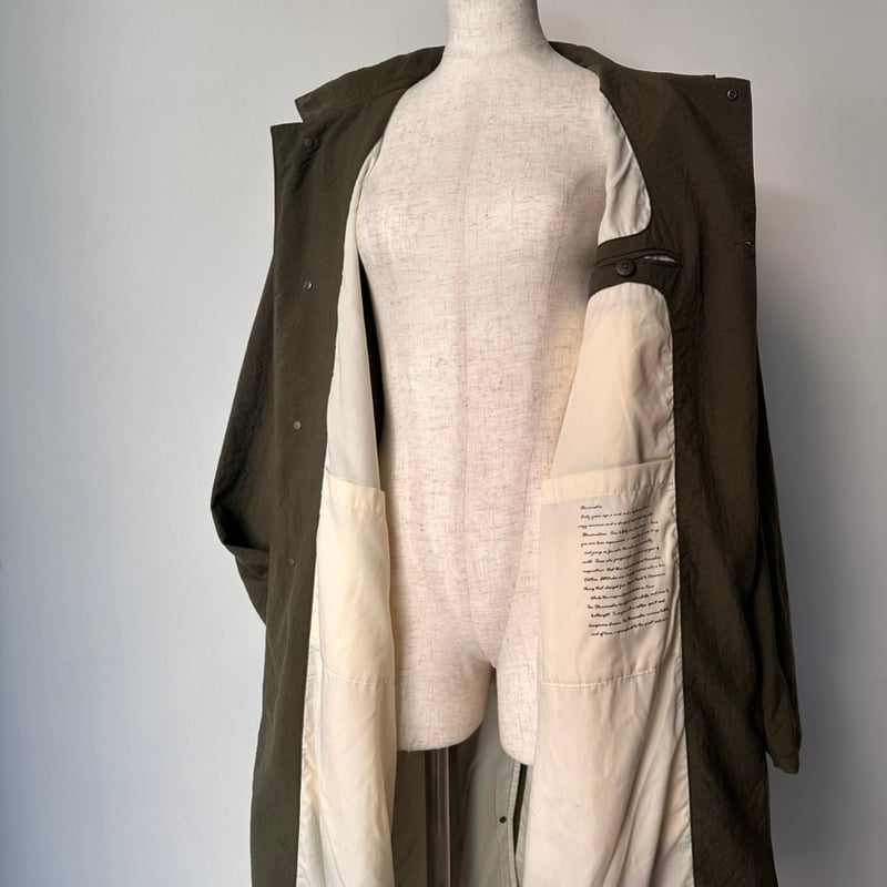 STONEMASTER / SM LONG COAT NYLON DYED OXFORD WM