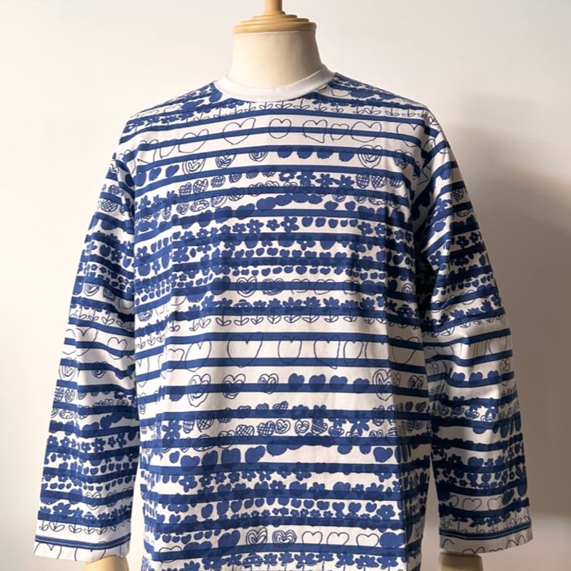 BRU NA BOINNE / ルーラブーラボーダーT(ブルー) | weaver