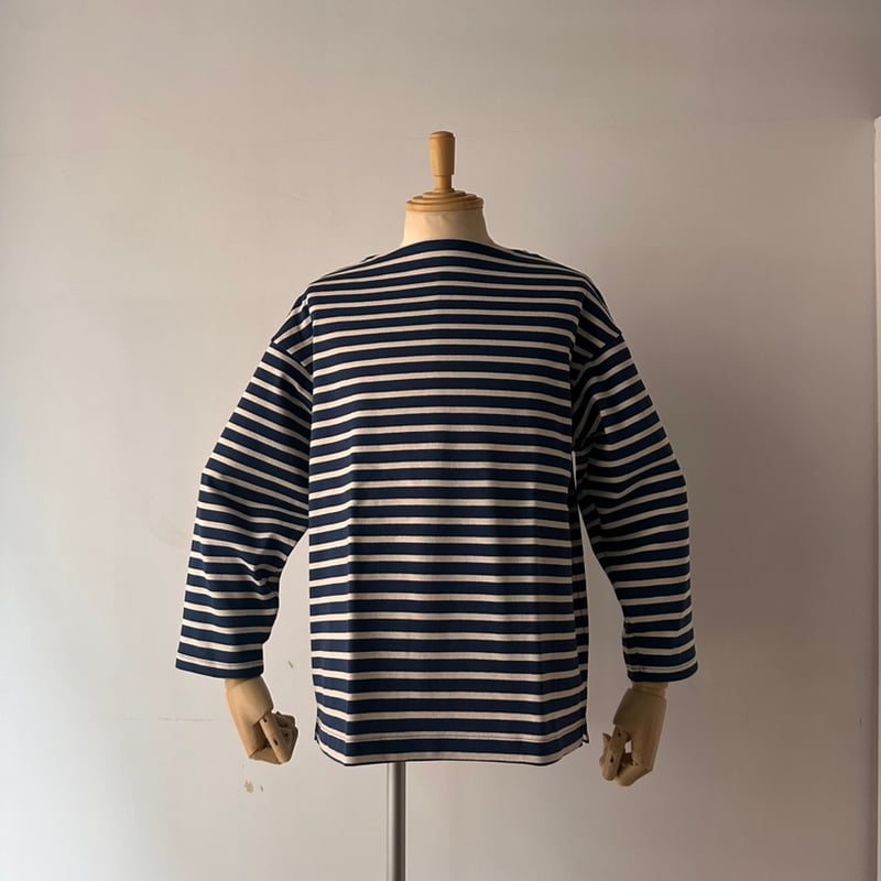 SAINT JAMES / OUESSANT LOOSE (ENCRE/ECRU) | weaver