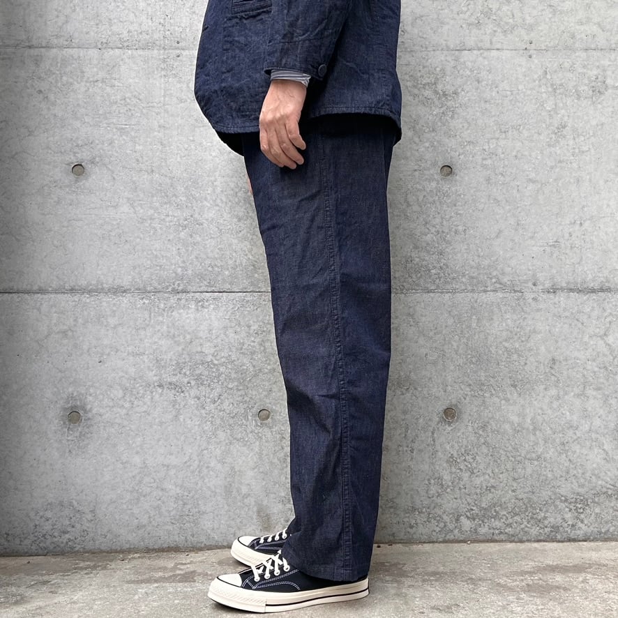 BRU NA BOINNE スラックスパンツ BRU NA BOINNE / EM in NY パンツ(INDIGO) | weaver