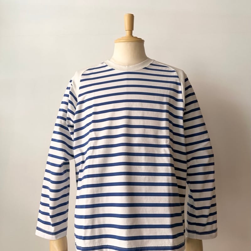BRU NA BINNE / アルチザンボーダー5号(ブルー) | weaver ブルーナボイン アルチザンボーダー5号