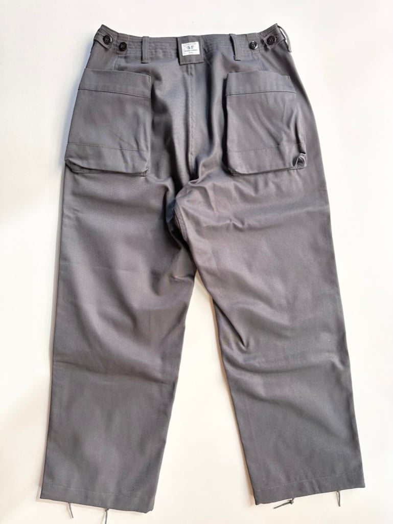 SASSAFRAS OVERGROWN FATIGUE PANTS(CHARCOAL) | w