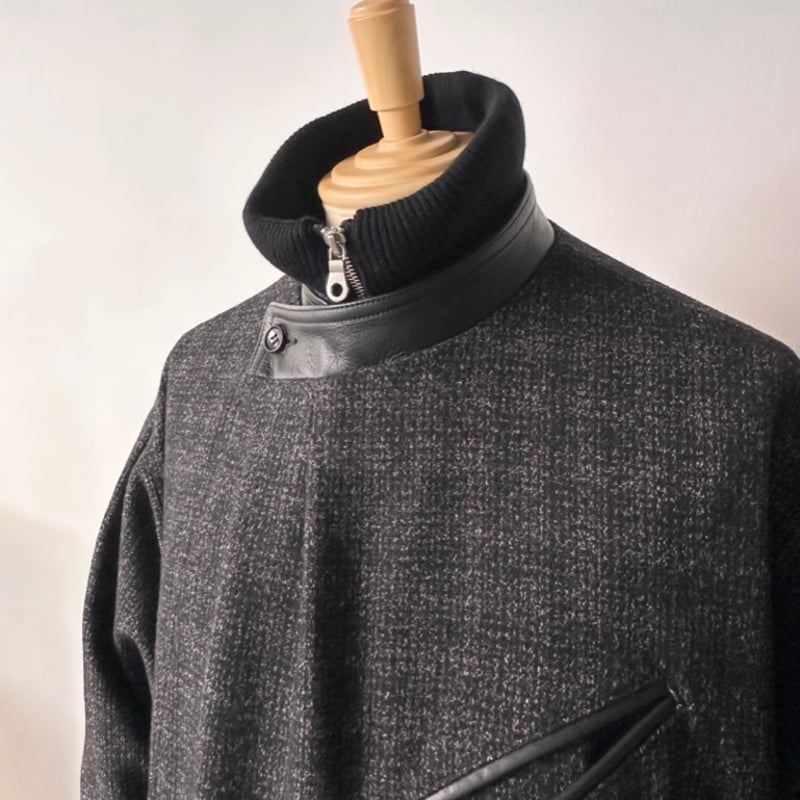 BRU NA BOINNE / ランスロットコート4号チェック(BLACK) | weaver