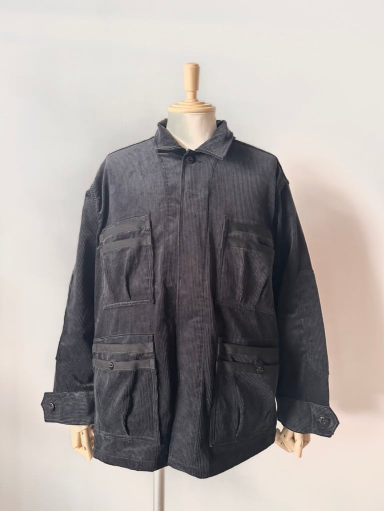 SASSAFRAS　 コーデュロイジャケット Overgrown Fatigue Jacket ”9w Corduroy”（オーバーグローン