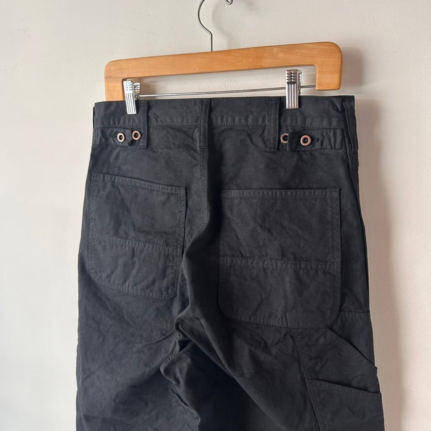 TUKI / PAINTER PANTS G/D (BLACK) | weaver