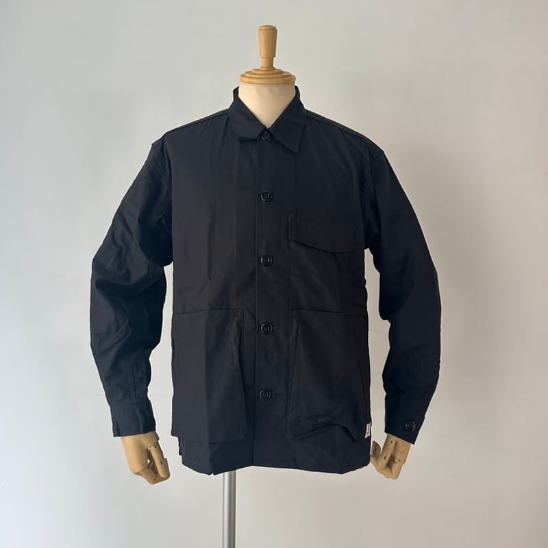 SASSAFRAS / DIGS CREW HALF (BLACK) | weaver