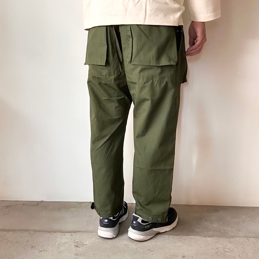 ササフラス digs crew pants 4/5 ダークネイビー M ササフラス