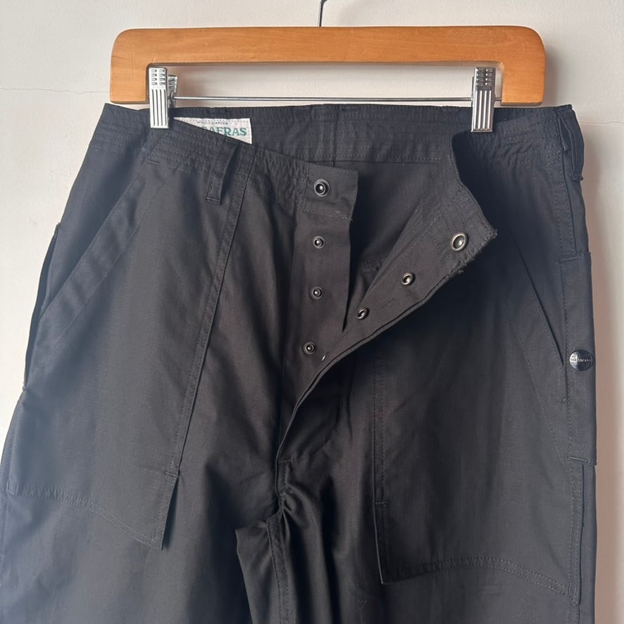 (完売商品)ササフラス　FS CULTIVATOR ベイカーパンツ SASSAFRAS F.S. CULTIVATOR PANTS (BLACK) | weaver