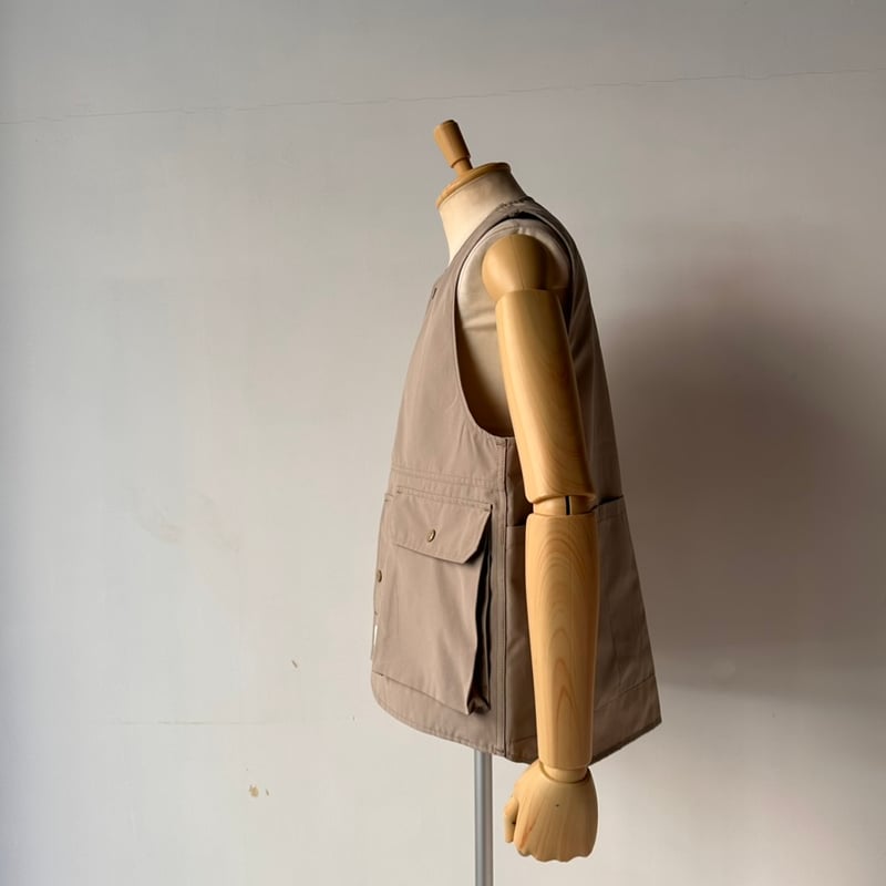 SASSAFRAS / CULTIVATOR VEST (BEIGE) | weaver