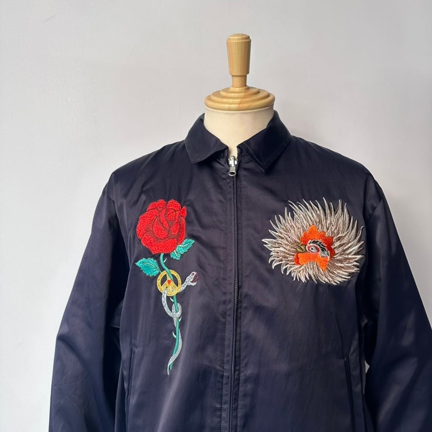 BRU NA BOINNE / CHICKEN HEART JUMPER (NAVY) | w