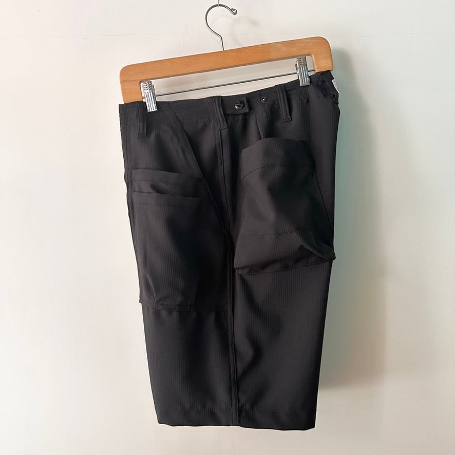 SASSAFRAS / OVERGROWN FATIGUE PANTS 1/2 (BLACK)