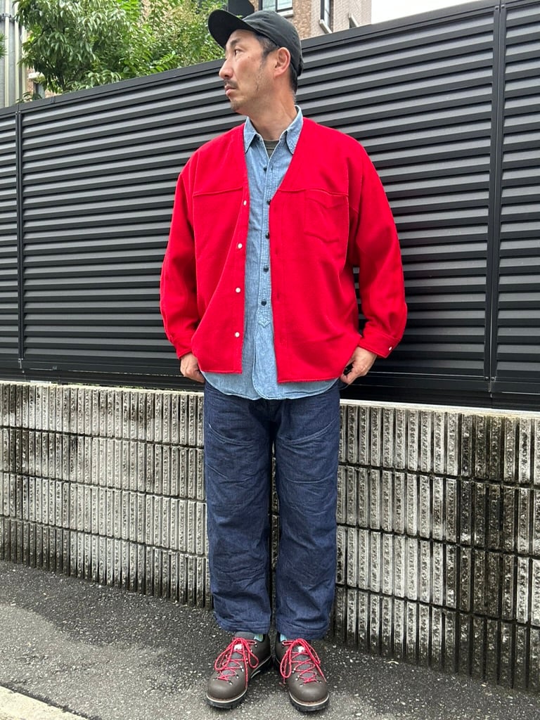 SUNNY ELEMENT / MUSEUM SHIRT FACING (RED) | weaver