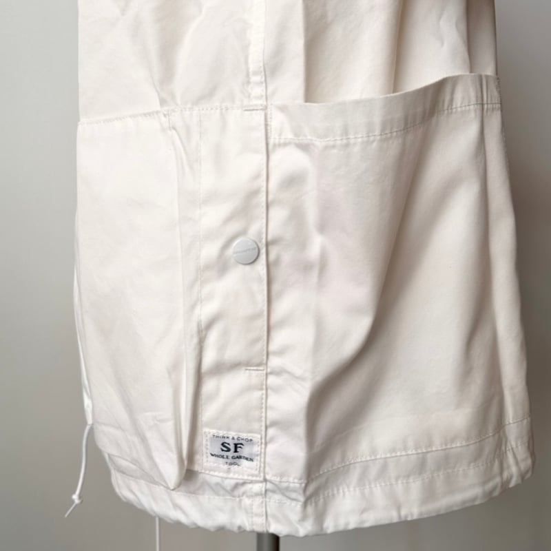 SASSAFRAS / DIGS CREW PROTECTIVE JACKET (WHITE)