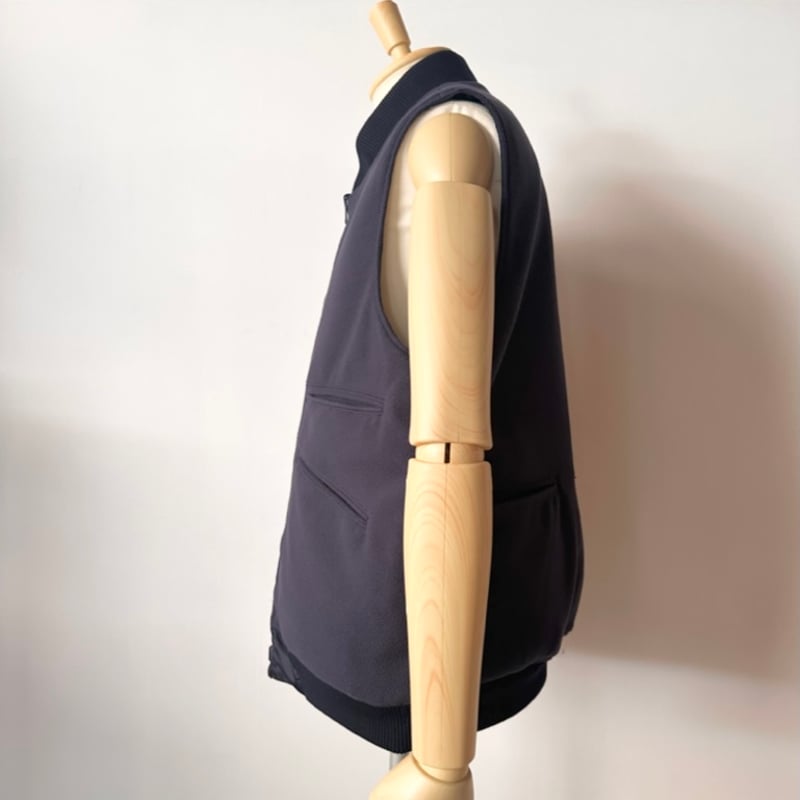 SASSAFRAS / WHEEL BARROW VEST(NAVY) | weaver SASSAFRAS / WHEEL BARROW VEST(NAVY) | weaver
