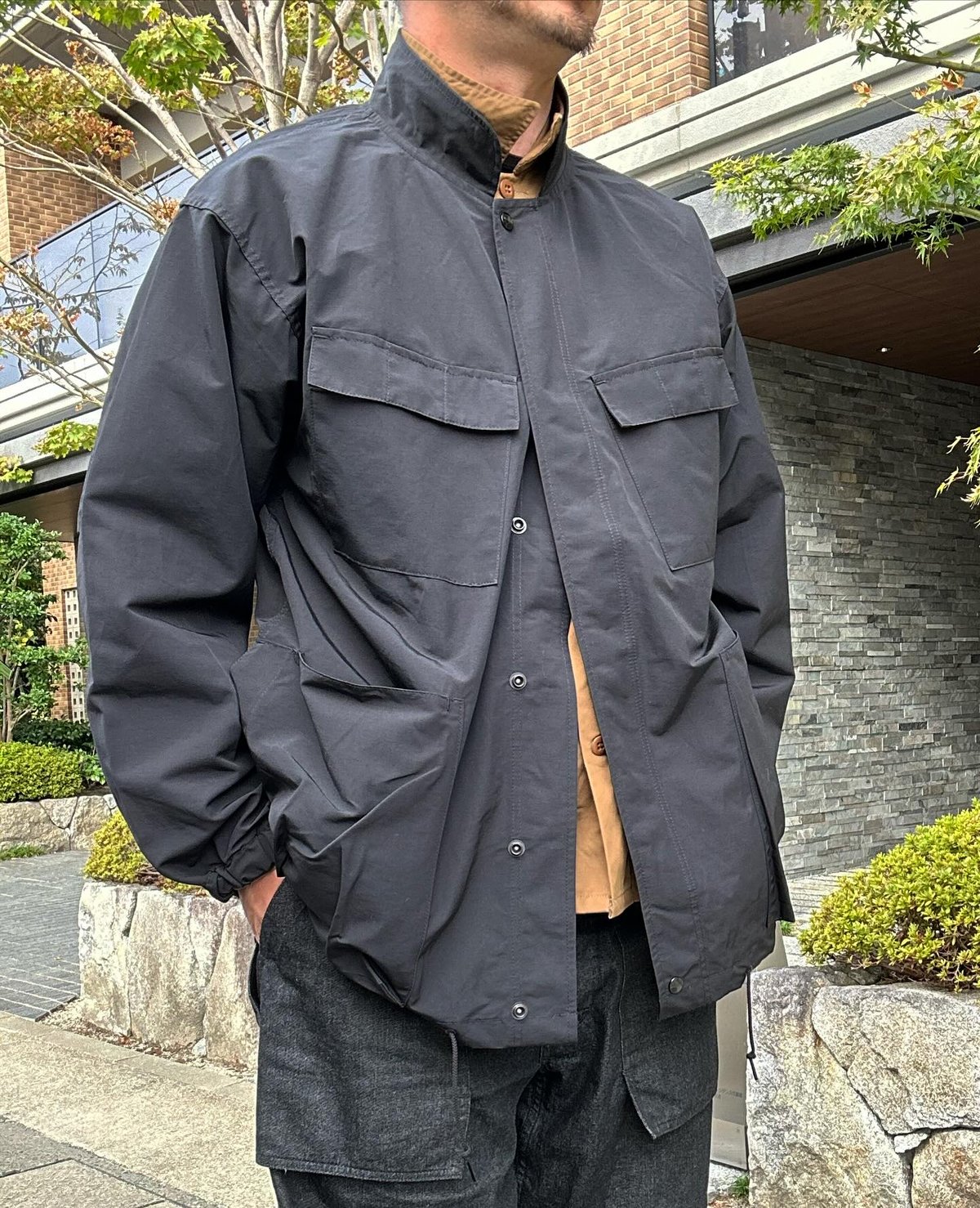 SASSAFRAS / DIGS CREW PROTECTIVE JACKET (BLACK) SASSAFRAS / DIGS CREW PROTECTIVE JACKET (BLACK)