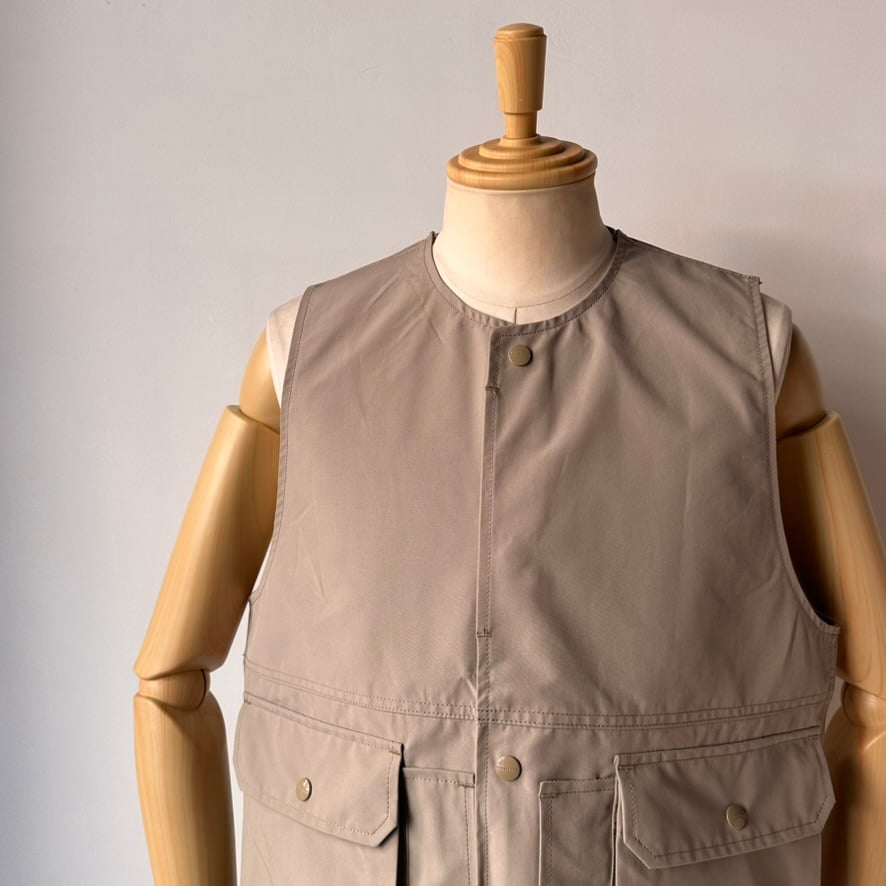 SASSAFRAS / CULTIVATOR VEST (BEIGE) | weaver