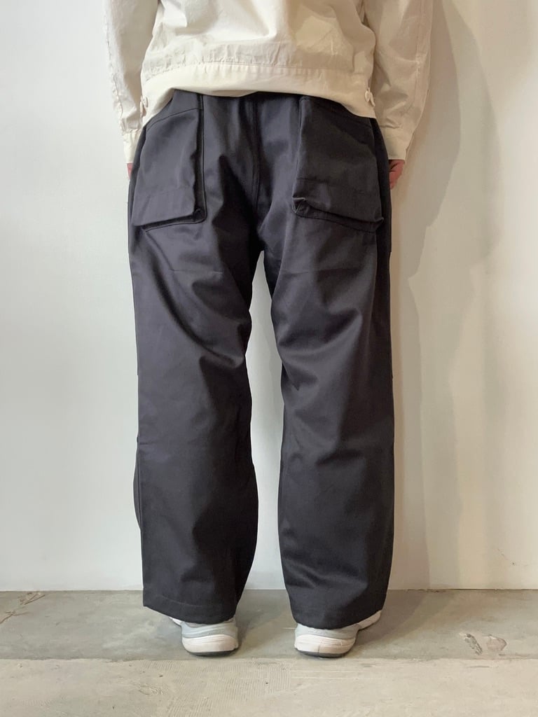 SASSAFRAS OVERGROWN FATIGUE PANTS(CHARCOAL) | w SASSAFRAS OVERGROWN FATIGUE PANTS(CHARCOAL) | w