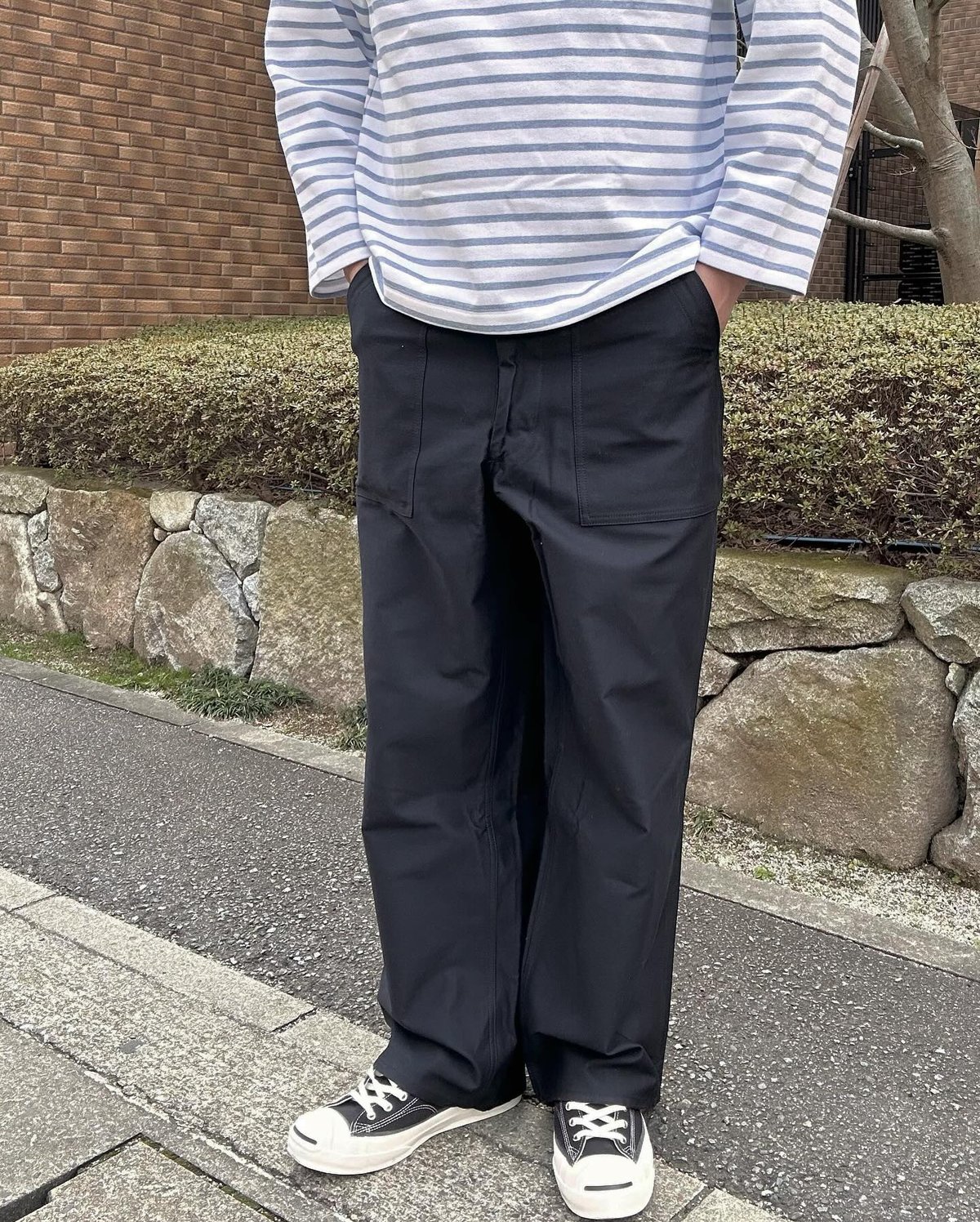 TUKI / BAKER PANTS (NAVY BLUE) | weaver