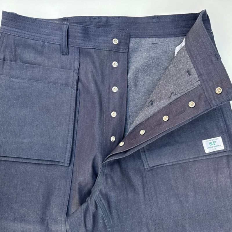 SASSAFRAS LANDSCAPER PANTS(INDIGO) | weaver