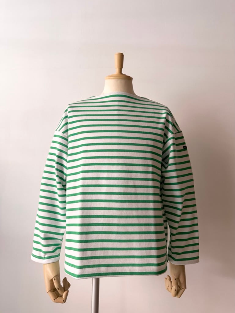 SAINT JAMES / OUESSANT LOOSE (NEIGE×VERT) | weaver