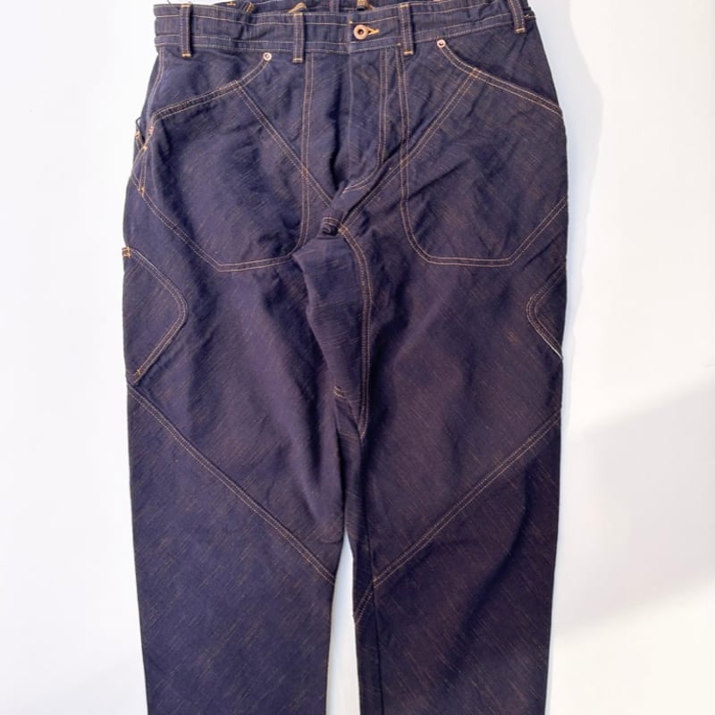 久留米絣研究舎 / Departure Pants (NAVY) | weaver
