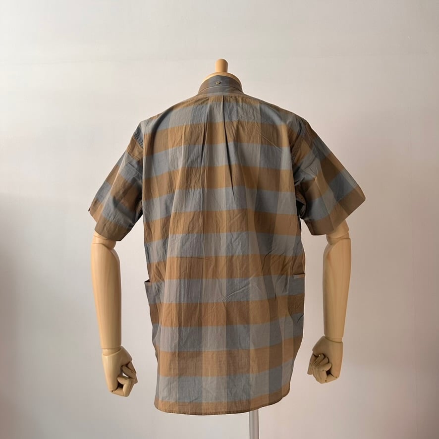 ササフラス　Wheel Barrow Shell Shirts 1/2 Sサイズ SASSAFRAS(ササフラス) WHEEL BARROW SHELL SHIRT 1/2 -5oz