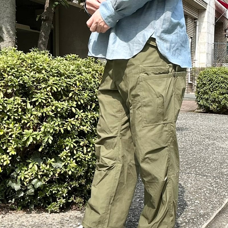 SASSAFRAS / OVERGROWN PANTS (OLIVE) | weaver