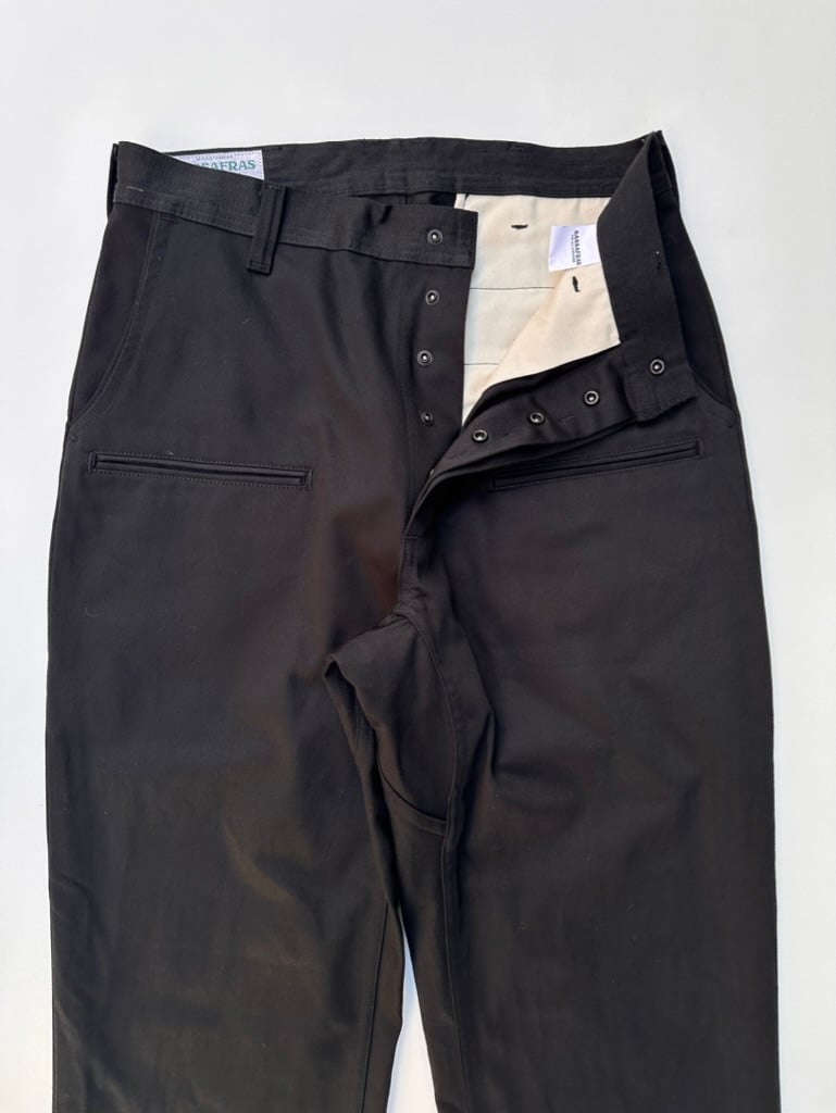 SASSAFRAS WHEEL BARROW PANTS(BLACK) | weaver