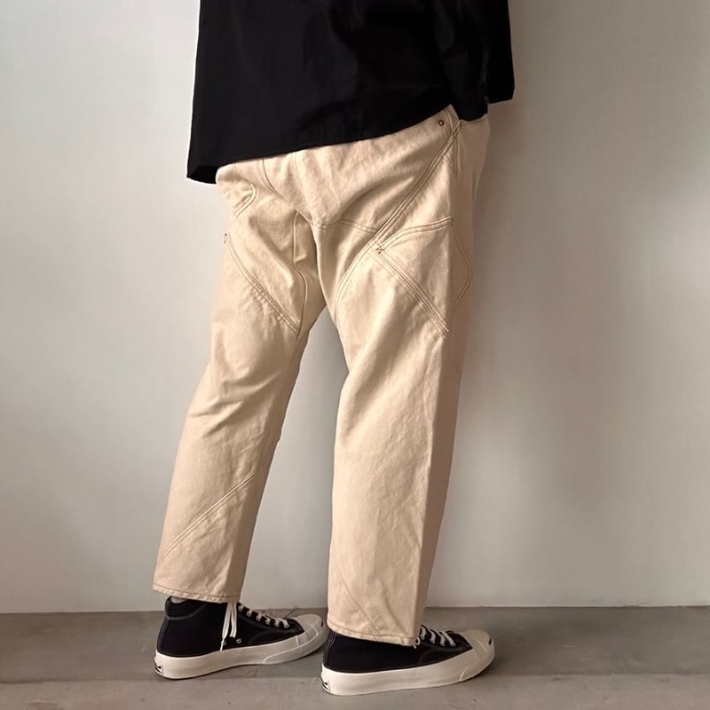 久留米絣パンツ 久留米絣研究舎 / Departure Pants (OFF) | weaver