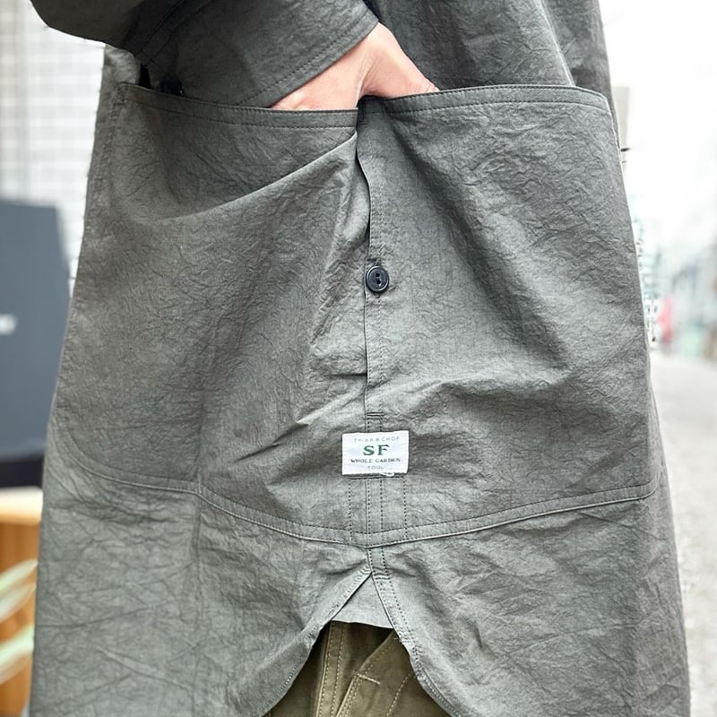 SASSAFRAS / DIGGIN SHIRT (CHARCOAL) | weaver