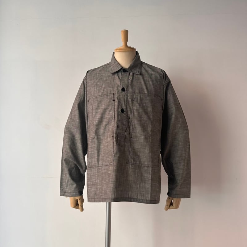 SASSAFRAS / T.P GARDENER SHELL HALF (BLACK) | w