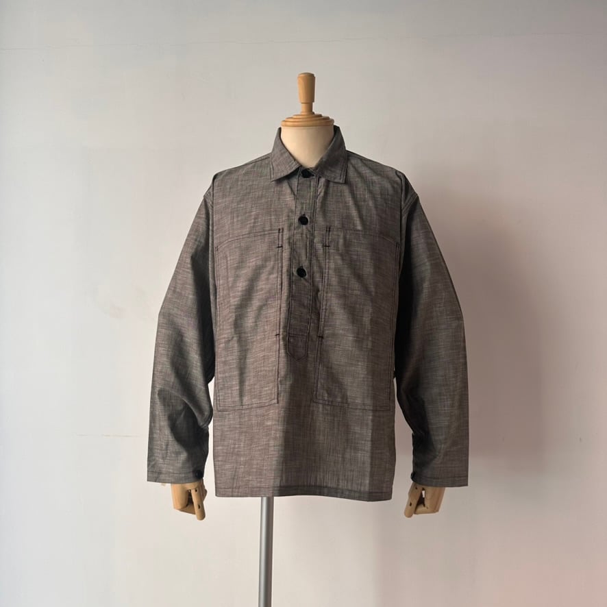 SASSAFRAS / T.P GARDENER SHELL HALF (BLACK) | w