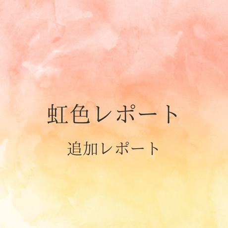 虹色レポート 追加レポート