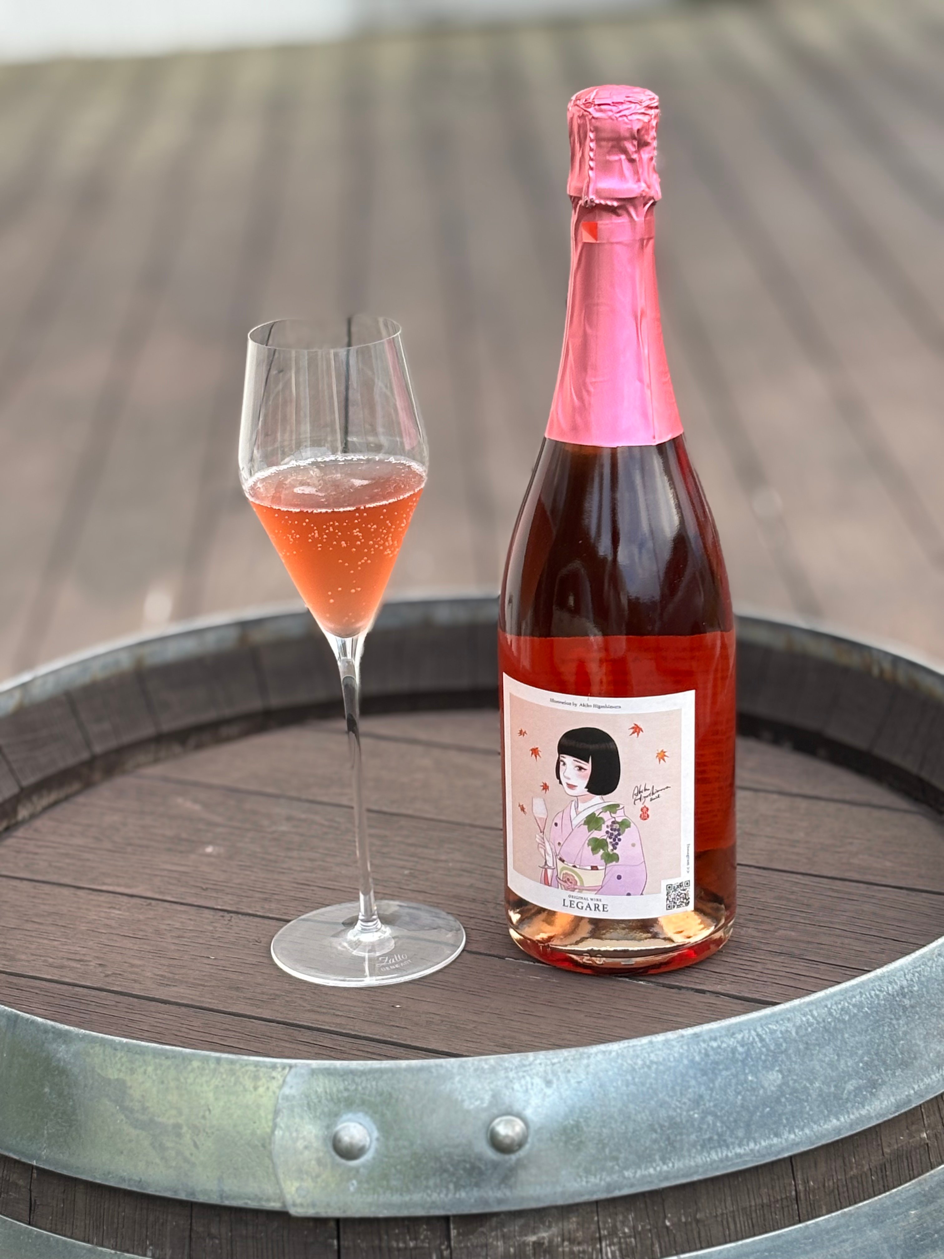 LEGARE ロゼスパークリング 東村アキコラベル | ORIGINAL WINE LEGARE