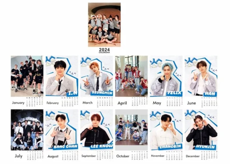 2024 StrayKidsデスクカレンダー | SARANG STORE
