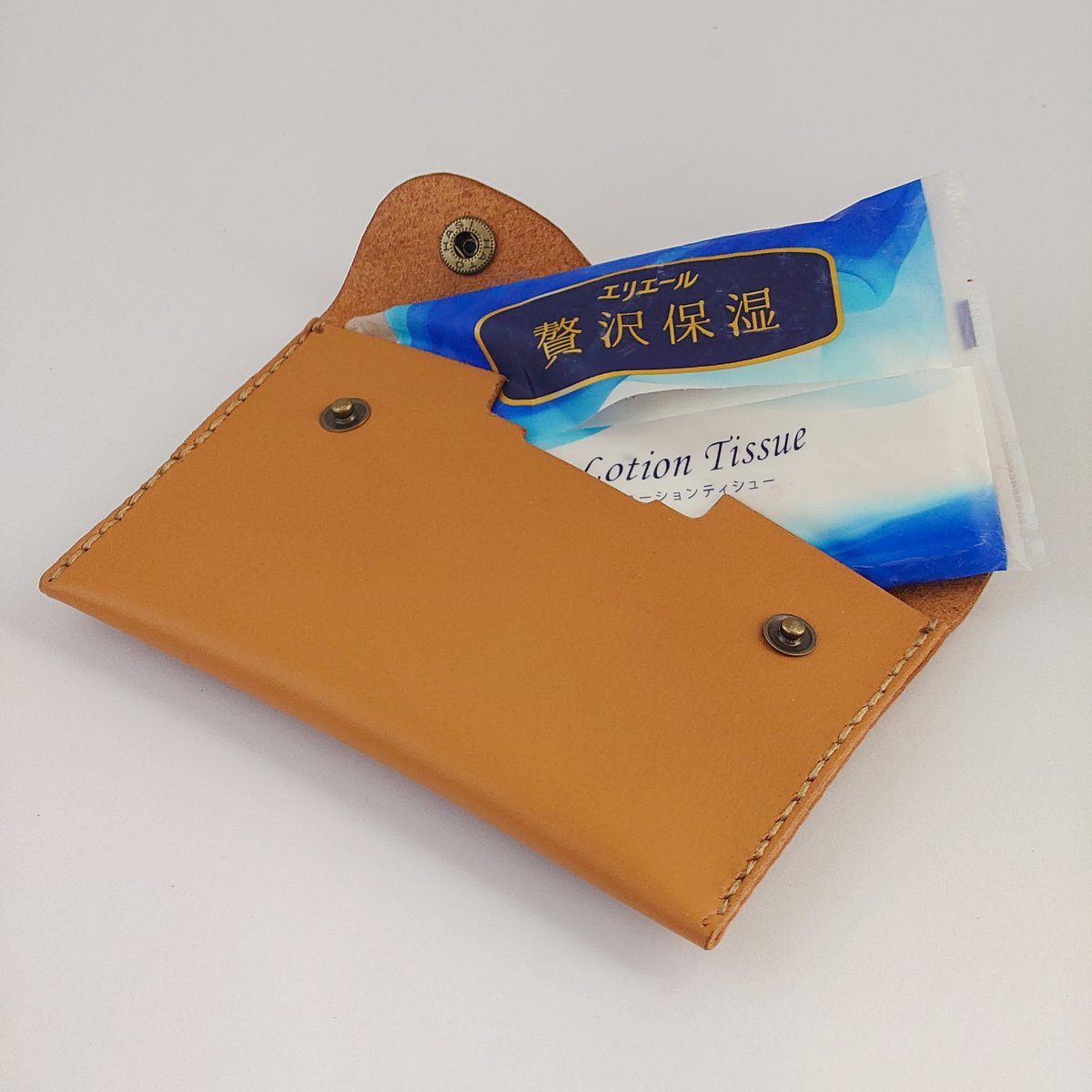 ポケットティッシュカバー | 革の