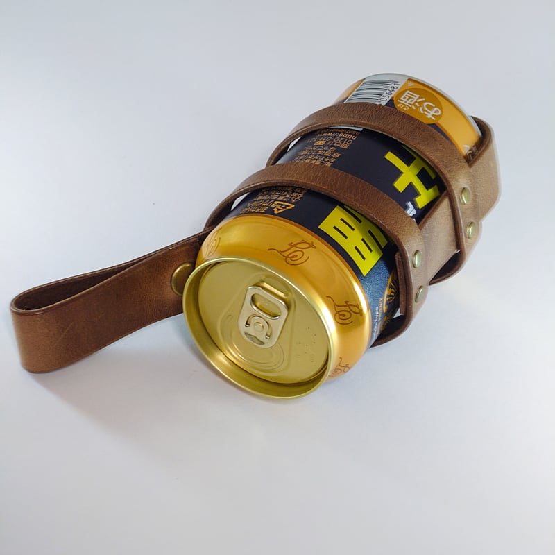 ベルトループ缶ホルダー | 革の