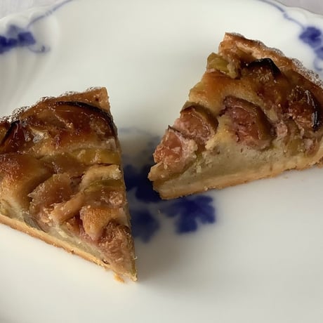 米粉で作ったいちじくタルト