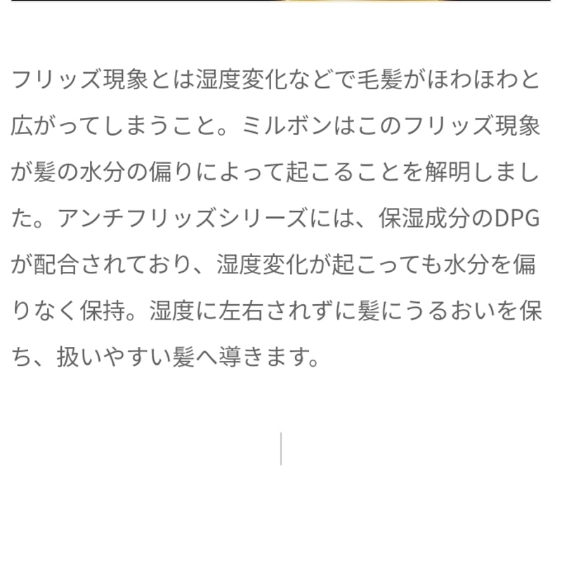 ミルボン アンチフリッズ ディフリッジングシャンプー | BI.TO.WA (ビトワ)