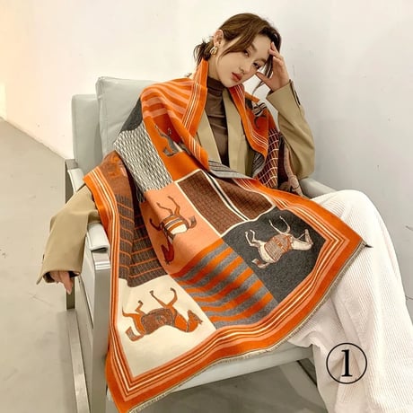 ストール/パシュミナ BEGG&amp;CO CASHMERE STOLE ORIENTAL GATE】パシュミナストール Genuine Pashmina ブラウン