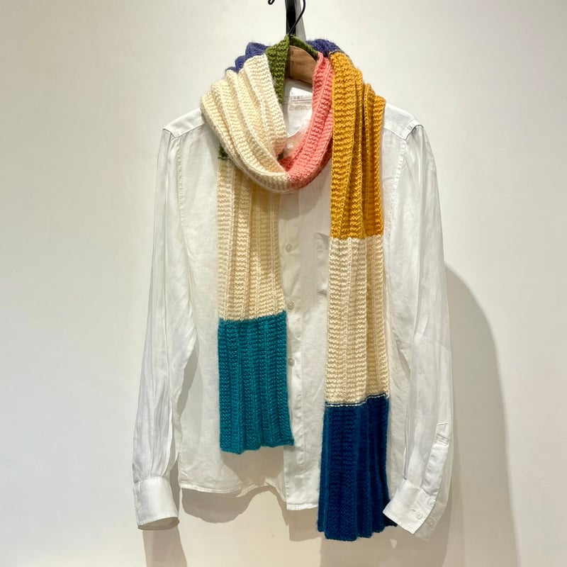 #45rpmの長いマフラー #定価28000円 #手編み特別品 45rpmの長いマフラー #定価28000円 #手編み特別品