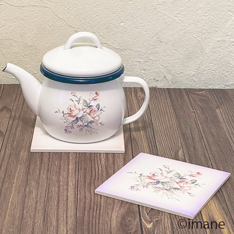 imane イマン】 ビビアンピンク ミニBOX缶 ホーロー製 旧商品希少