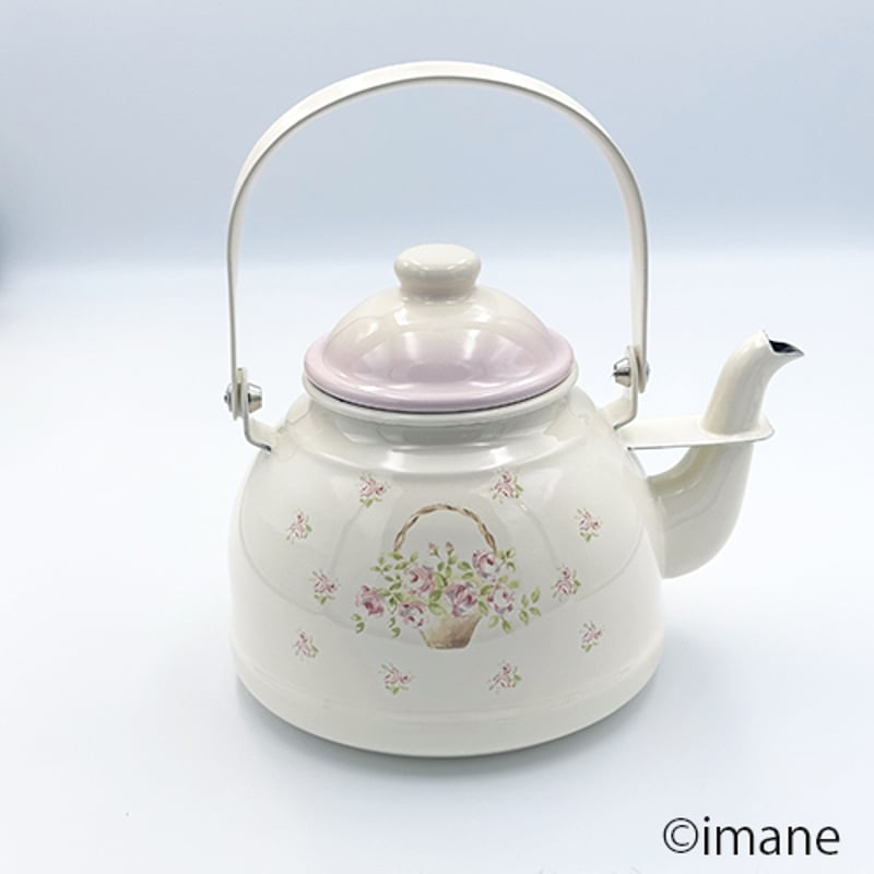 新品・未使用　マニー　ローズケトル　　　　　　フレンチカントリー ミニチュアキッチン雑貨 ケトル マニーローズ ドールハウス - メルカリ