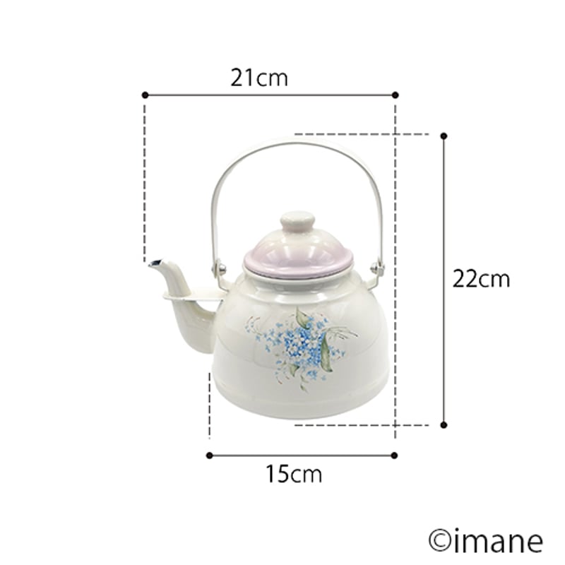 imane premire シリーズ】クラリス レトロケトル1.5L | Frenchchic