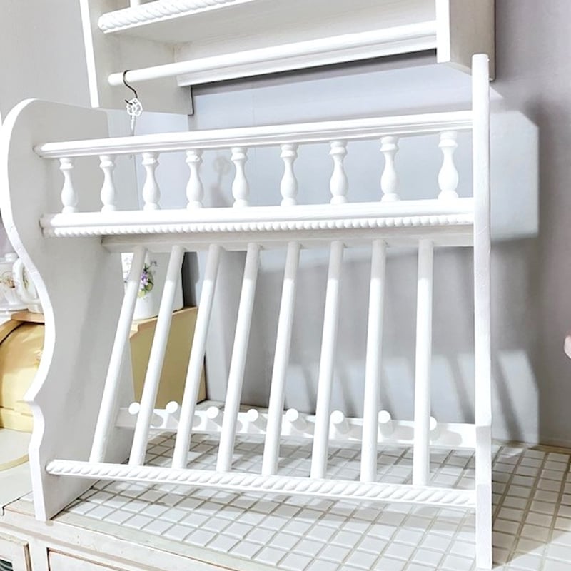 ❤フレンチカントリー 薔薇シリーズの階段オブジェ シェルフ