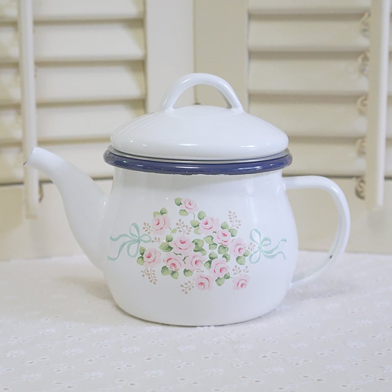 イマン エマ ティーポット ホーロー | Frenchchic