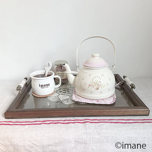 imane premire シリーズ】ローズバスケット レトロケトル1.5L | Frenc